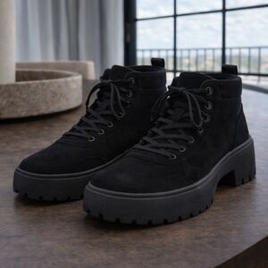 Black Basic Ankle Boots (Size 7)